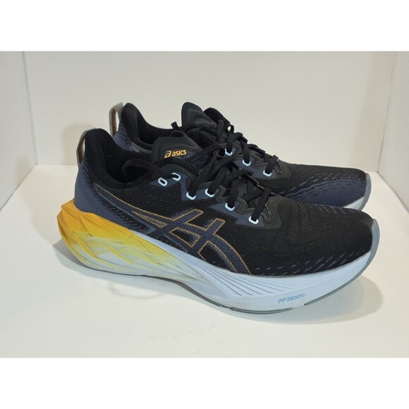 Asics Shoes - 2024 Novablast 4 Thunder Blue - Sz 10 Mens - Black Navy Yellow main image 10